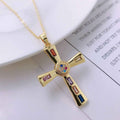 Niche Personality Hip Hop Men's Cross Necklace Pendant - Hip Hop Men's Cross Necklace