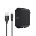 Belkin Dual Port (4.8 AMP) Home Charger With Lightning Cable - Black