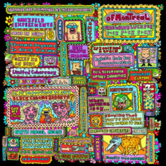 Freewave Lucifer F-Ck F-Ck F-Ck (Cyan LP Vinyl) & Lady On The Cusp (Coloured LP Vinyl) & Freewave Lucifer F-Ck F-Ck F-Ck (Yellow/Clear LP Vinyl)