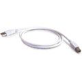 Legrand C2G 2m (6.6ft) USB 2.0 Cable - USB Cable - Type USB A to Type USB B - White