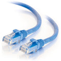 C2G 25ft Cat6 Snagless Unshielded UTP Ethernet Network Patch Cable (RJ45 M/M), Blue, Standard RJ45 Connectors, 5600pf/100m
