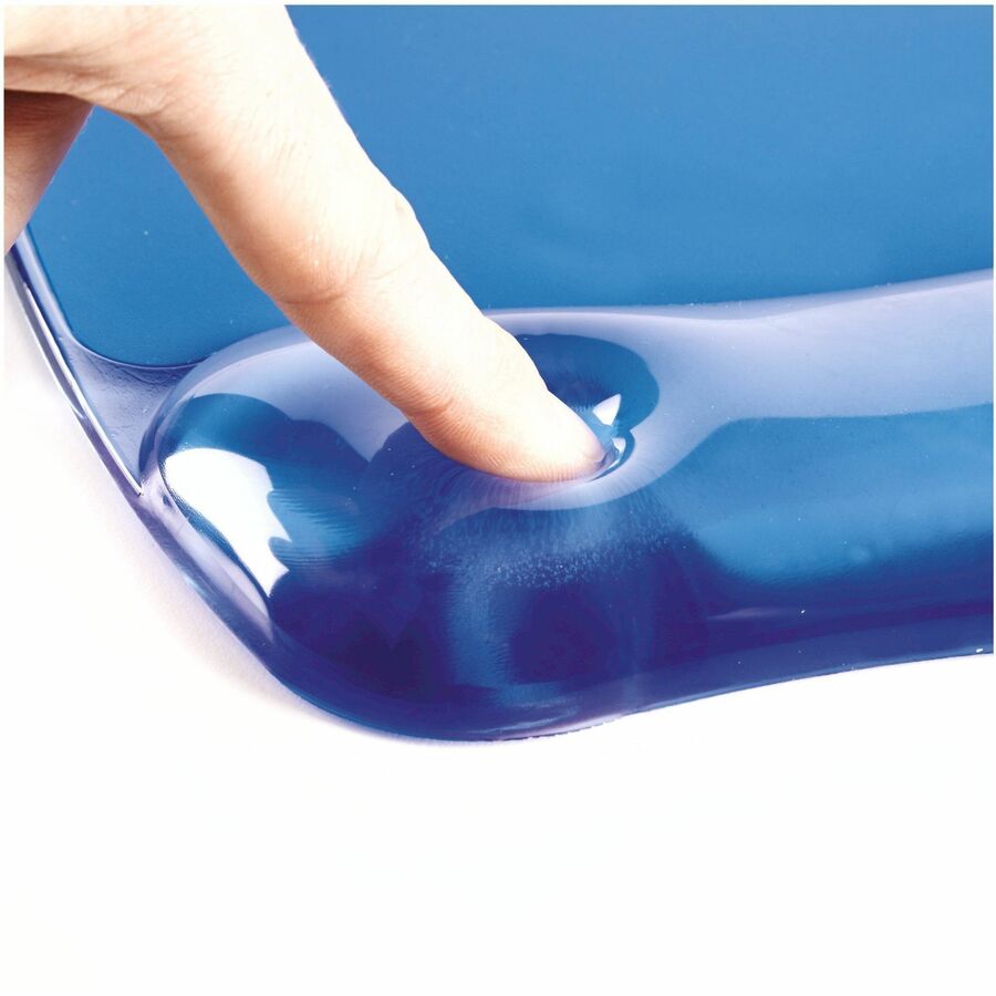 Fellowes Gel Wrist Rest - Crystals, Blue