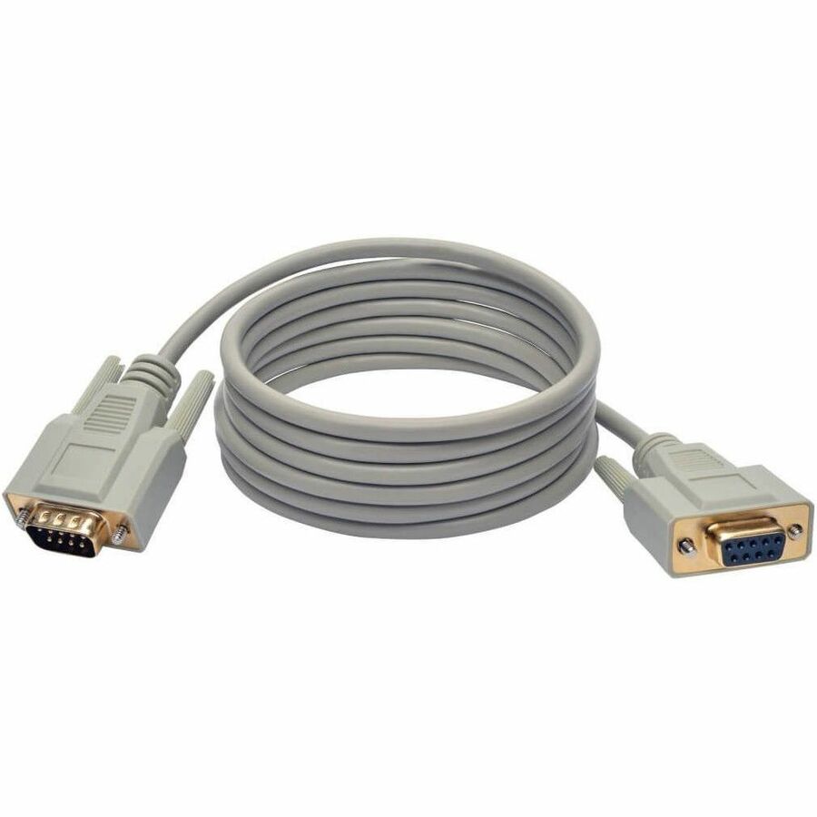 Eaton Tripp Lite Series Serial DB9 Serial Extension Cable, Straight Through (DB9 M/F), 6 ft. (1.83 m)