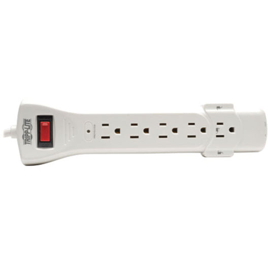 Eaton Tripp Lite Series Protect It! 7-Outlet Surge Protector, 6 ft. (1.83 m) Cord, 1080 Joules, Fax/Modem Protection, RJ11