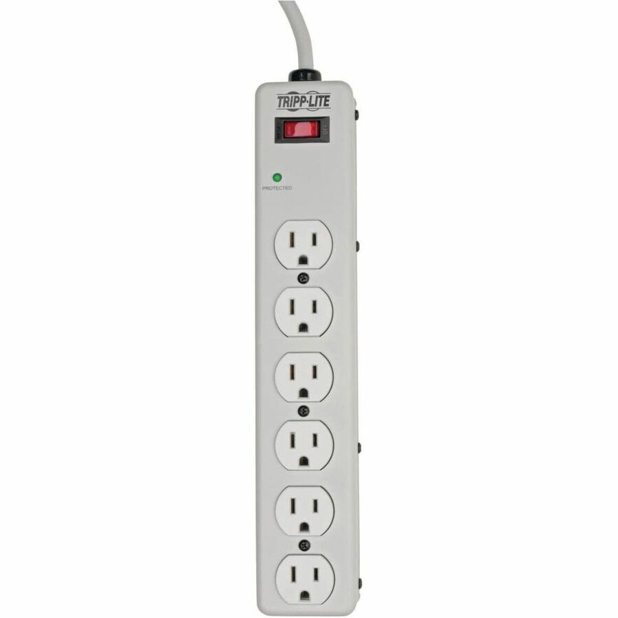 Eaton Tripp Lite Series Protect It! 6-Outlet Surge Protector, 6 ft. (1.83 m) cord, 1340 Joules, Diagnostic LED