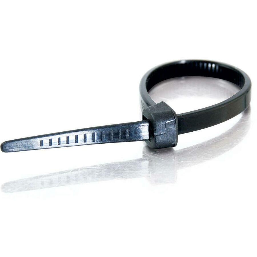 Legrand C2G 6in Cable Ties - Black - 100pk