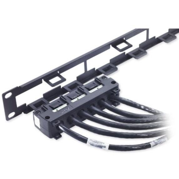 Schneider APC Cat. 6 UTP CMR Data Distribution Cable, 17 ft, Female, Black, DDCC6-017, CAT6