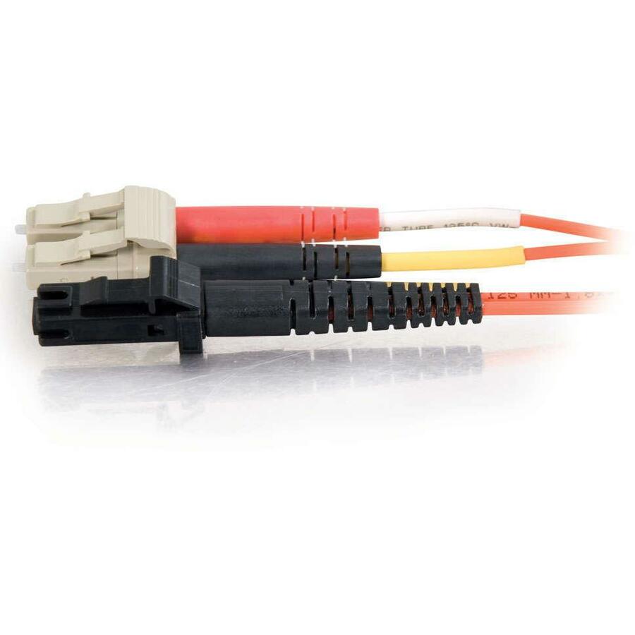 Legrand C2G-9m LC-MTRJ 62.5/125 OM1 Duplex Multimode PVC Fiber Optic Cable - Orange