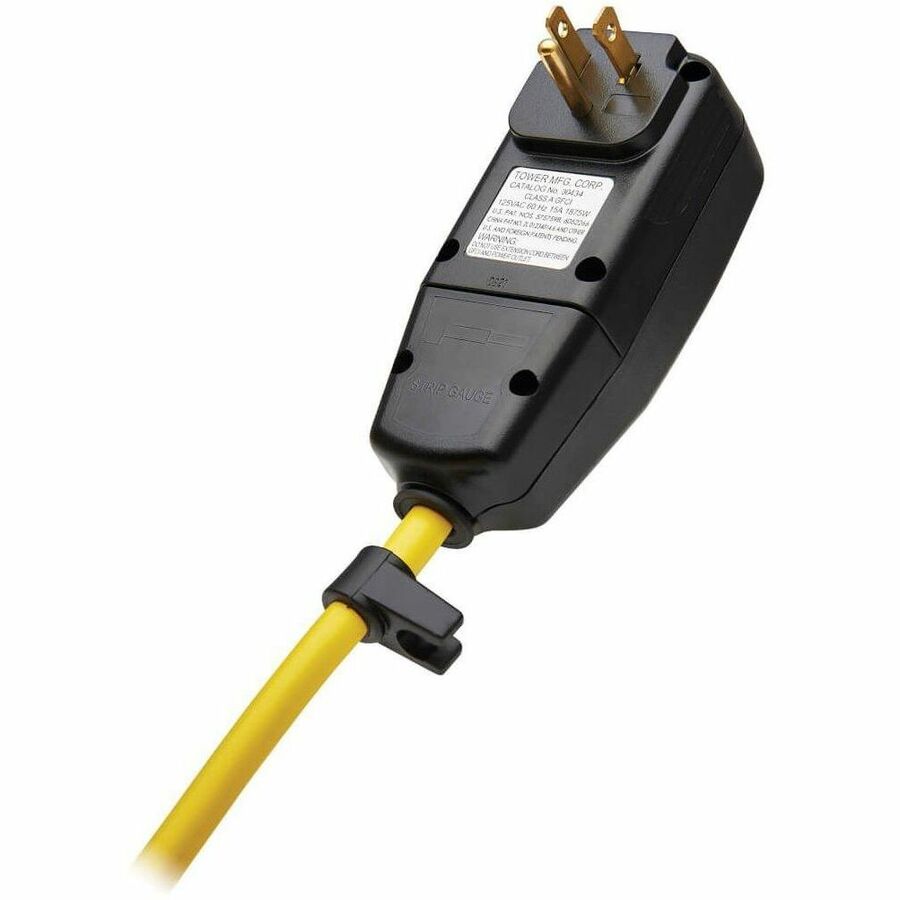 Eaton Tripp Lite Series Power It! 6-Outlet Safety Power Strip, 9 ft. (2.74 m) Cord & Clip, Hang Holes, Safety Covers, GFCI Plug