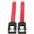 Eaton Tripp Lite Series Serial ATA (SATA) Latching Signal Cable 7Pin (M/M), 8-in. (20.32 cm)