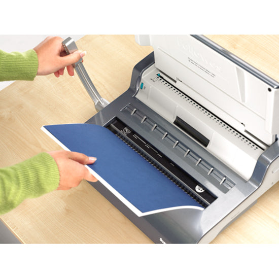 Fellowes Quasar™ Manual Wire Binding Machine w/ Starter Kit