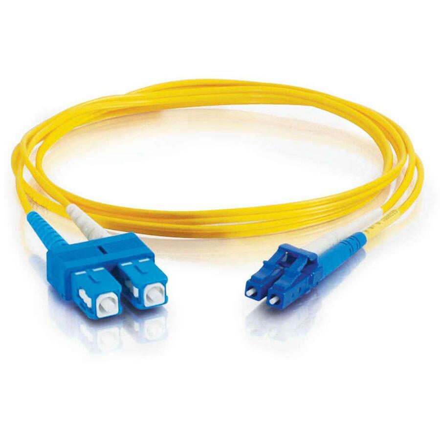 Legrand C2G-5m LC-SC 9/125 OS1 Duplex Singlemode PVC Fiber Optic Cable (LSZH) - Yellow