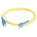 Legrand C2G-3m LC-SC 9/125 OS1 Simplex Singlemode Fiber Optic Cable (Plenum-Rated) - Yellow