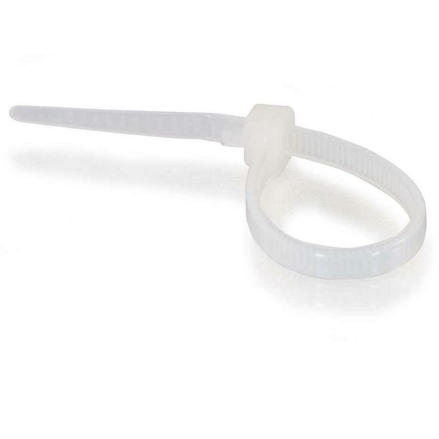 Legrand C2G 6in Cable Ties - White - 100pk
