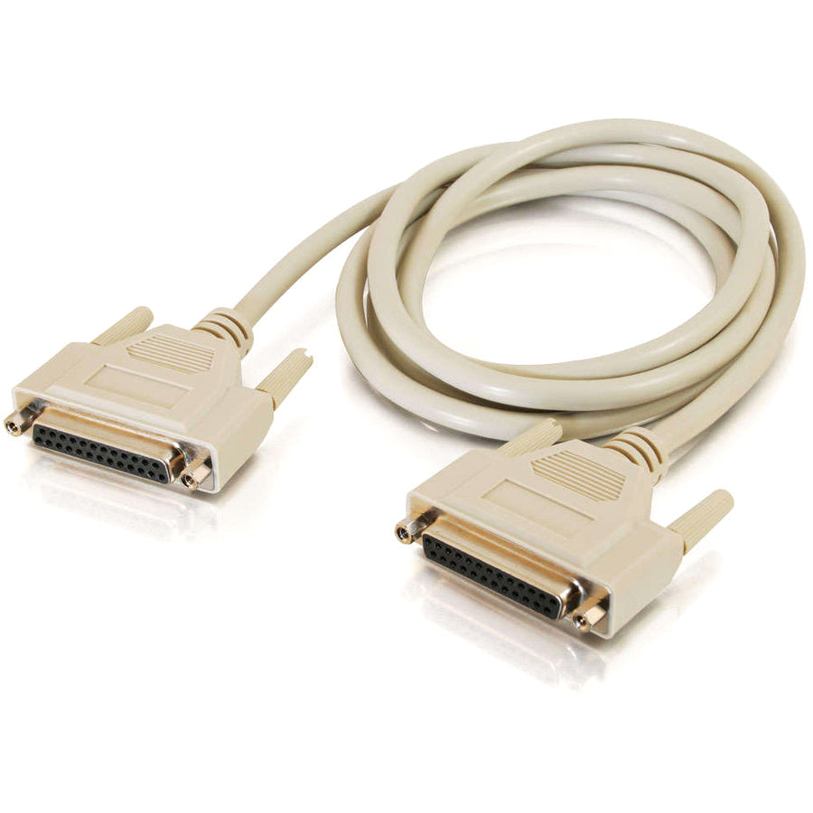 Legrand C2G 6ft DB25 F/F Extension Cable, Female, 6 ft, Beige