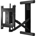 Legrand Chief PIWRFUB In-Wall Swing Arm Mount, 65 in, Black