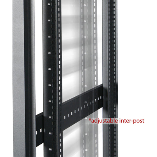 iStarUSA Claytek 36U 1000mm Depth Rack-mount Server Cabinet, 19 in, Black, WN3610