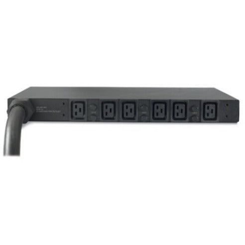 Schneider APC Basic Rack 6-Outlets 22kW PDU, 8.01 ft, AP7526, lte