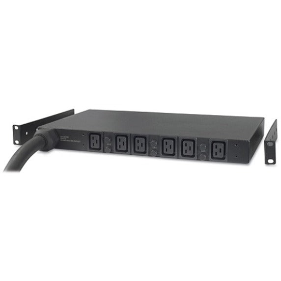 Schneider APC Basic Rack 6-Outlets 22kW PDU, 8.01 ft, AP7526, lte