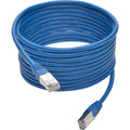 Eaton Tripp Lite Series Cat5e 350 MHz Molded Shielded (STP) Ethernet Cable (RJ45 M/M), PoE, Blue, 15 ft. (4.57 m)