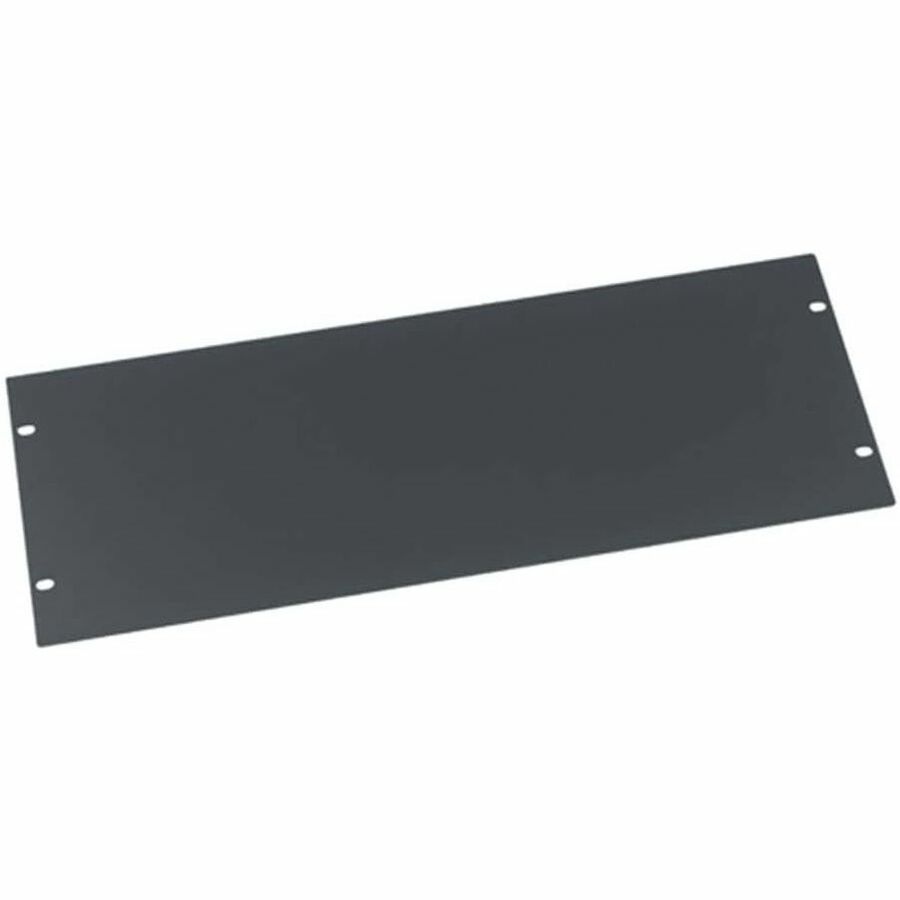 Legrand Middle Atlantic 3RU Blank Rack Panel - Aluminum, Black, PHBL-4