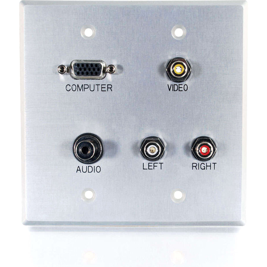 C2G Audio Video Faceplate, 8.32 oz