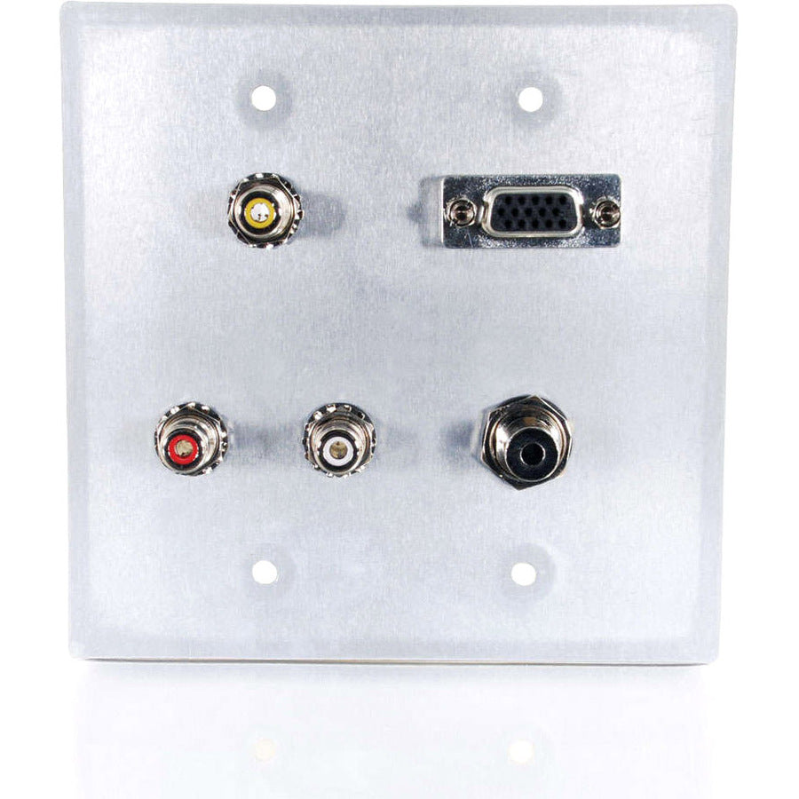 C2G Audio Video Faceplate, 8.32 oz