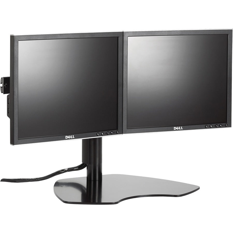 Legrand Chief Dual Monitor Mount Table Stand - For Flat Panel Displays - Black