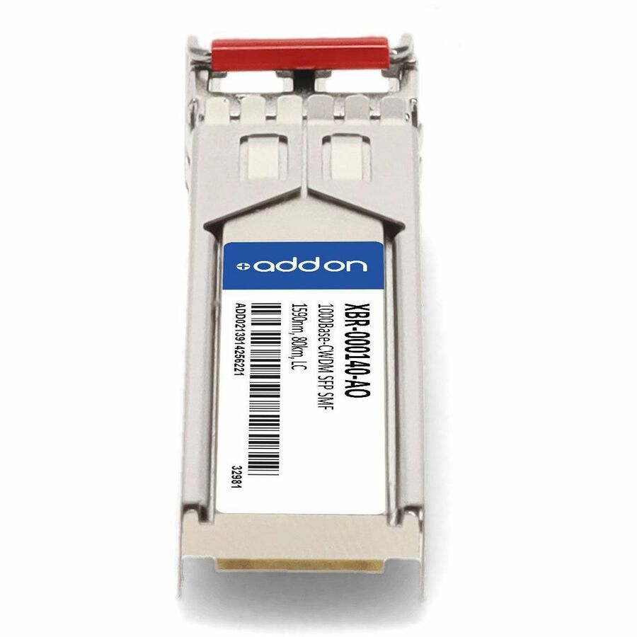 AddOn Brocade (Formerly) XBR-000140 Compatible TAA Compliant 1000Base-CWDM SFP Transceiver (SMF, 1590nm, 80km, LC)