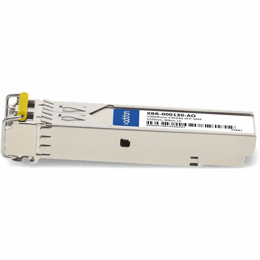 AddOn Brocade (Formerly) XBR-000130 Compatible TAA Compliant 1000Base-CWDM SFP Transceiver (SMF, 1550nm, 80km, LC)