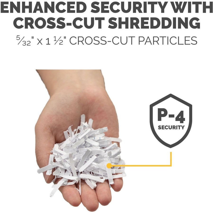 Fellowes, Fellowes&reg; 225Ci Paper Shredder | 100% Jam Proof, 22-Sheet, Cross-Cut Security, Commercial Grade | 3825001 Model, Black