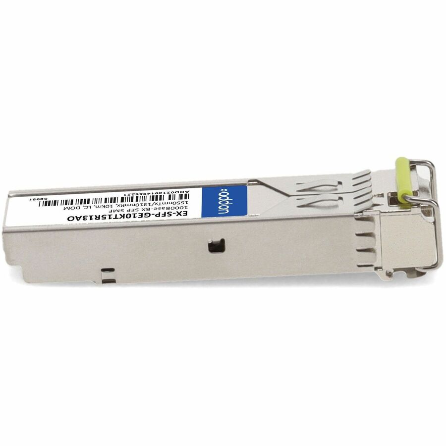 AddOn Juniper Networks EX-SFP-GE10KT15R13 Compatible TAA Compliant 1000Base-BX SFP Transceiver (SMF, 1550nmTx/1310nmRx, 10km, LC, DOM)