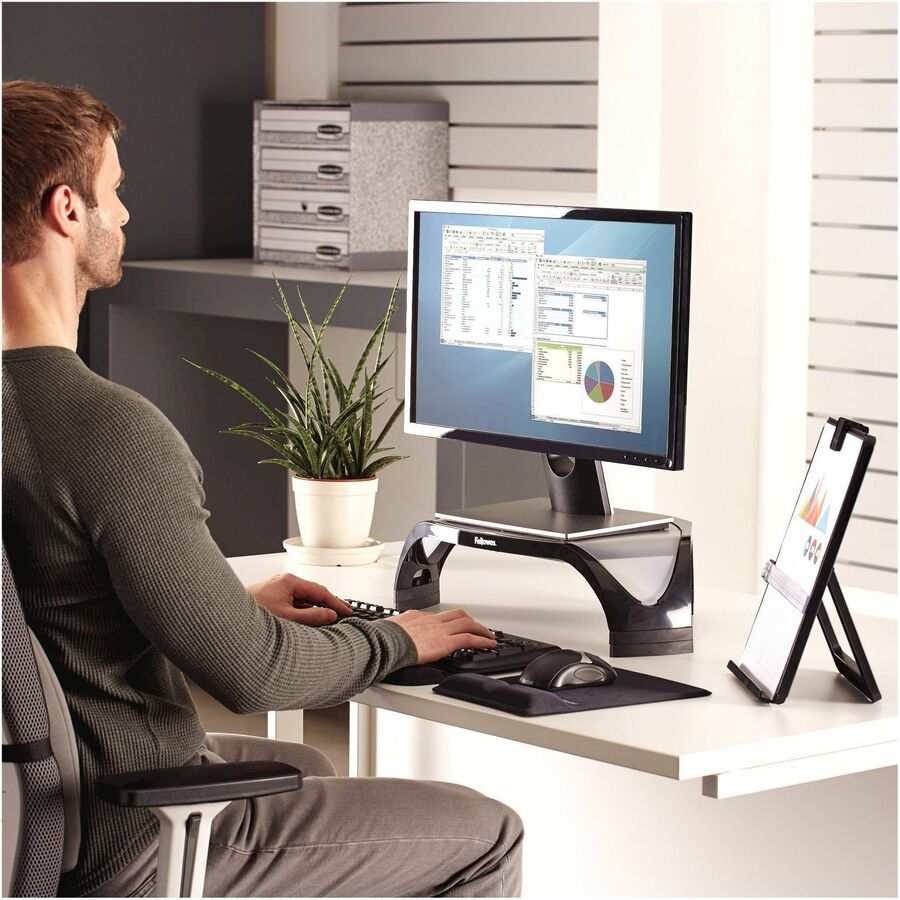 Fellowes Smart Suites&trade; Corner Monitor Riser