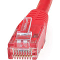 StarTech.com 10ft CAT6 Ethernet Cable - Red Molded Gigabit - 100W PoE UTP 650MHz - Category 6 Patch Cord UL Certified Wiring/TIA