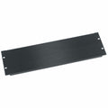 Legrand Middle Atlantic 3RU Blank Rack Panel - Anodized Aluminum & Flanged