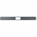 Legrand Middle Atlantic 1RU Decora Device Panel, Black, DECP1X1