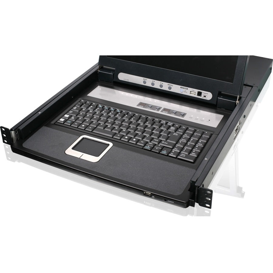 IOGEAR 8-Port LCD Combo KVM Switch with PS/2 KVM Cables