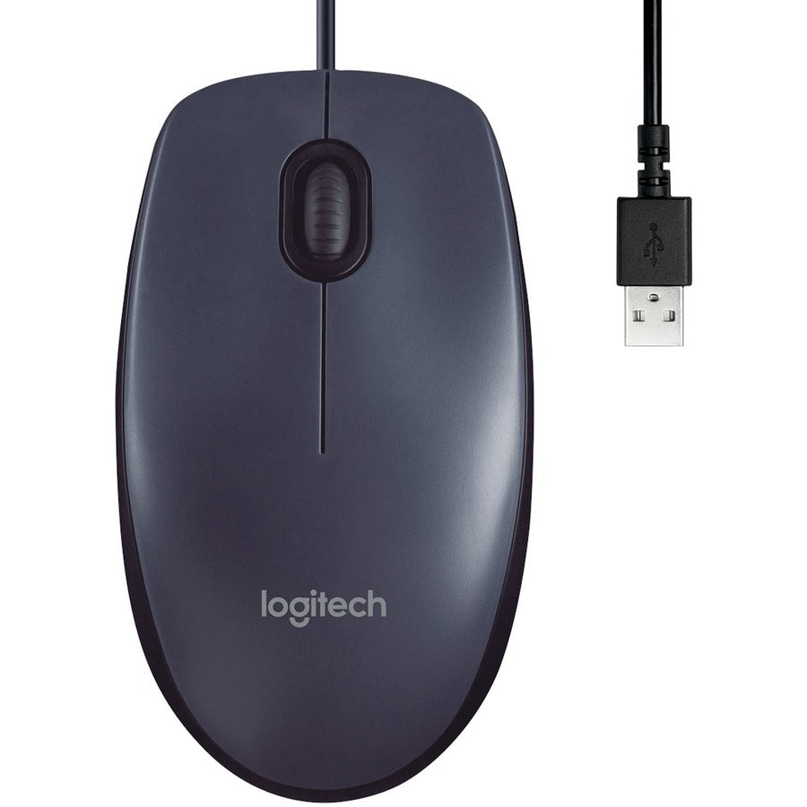 LOGITECH B100 3BTN USB ERGO CORDED MOUSE
