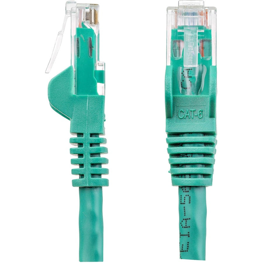 StarTech.com 75ft CAT6 Ethernet Cable - Green Snagless Gigabit - 100W PoE UTP 650MHz Category 6 Patch Cord UL Certified Wiring/TIA