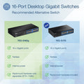 TRENDnet 16 port Gigabit GREENnet Swtch, 10/100/1000Base-T, 11", 16 x Gigabit Ethernet Network