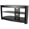Legrand Sanus Media Console with Shelves - Corner TV Stand - For TVs up to 56"