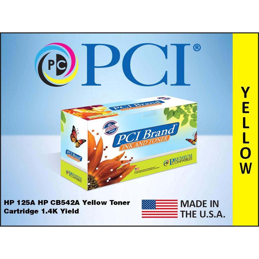 Premium Compatibles Laser Toner Cartridge CB542A - Yellow - 1 / Each