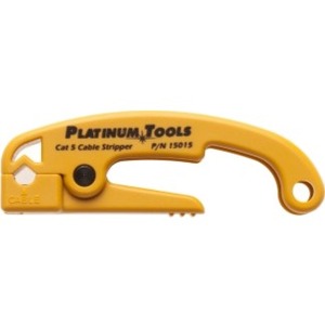 NSI Platinum Tools Cat 5/6 Cable Jacket Stripper - yellow, 15015C