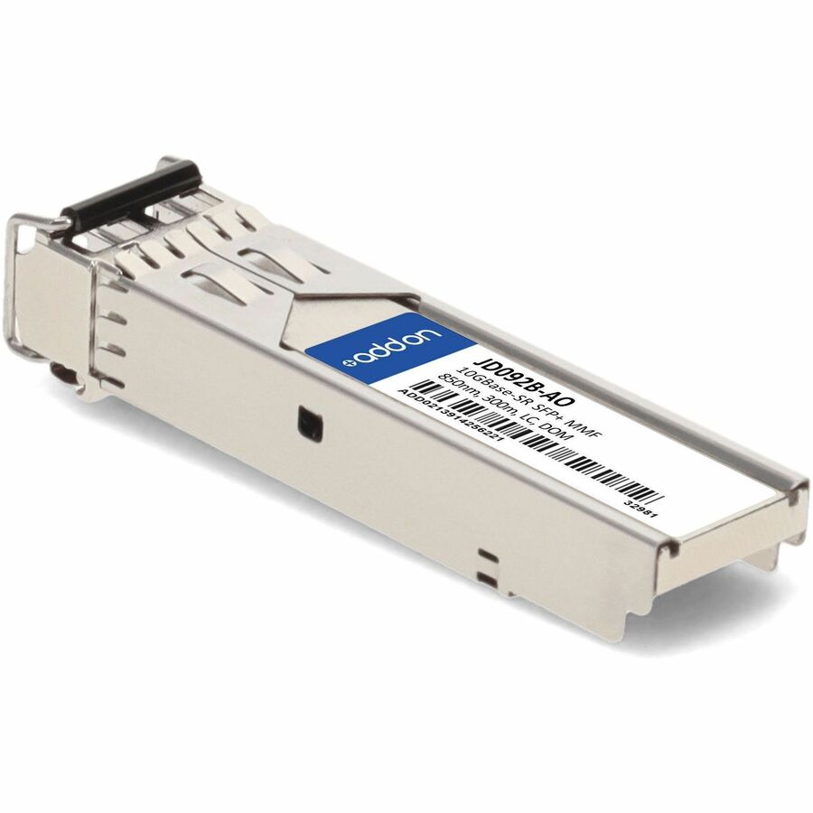 AddOn HP JD092B Compatible TAA Compliant 10GBase-SR SFP+ Transceiver (MMF, 850nm, 300m, LC, DOM)