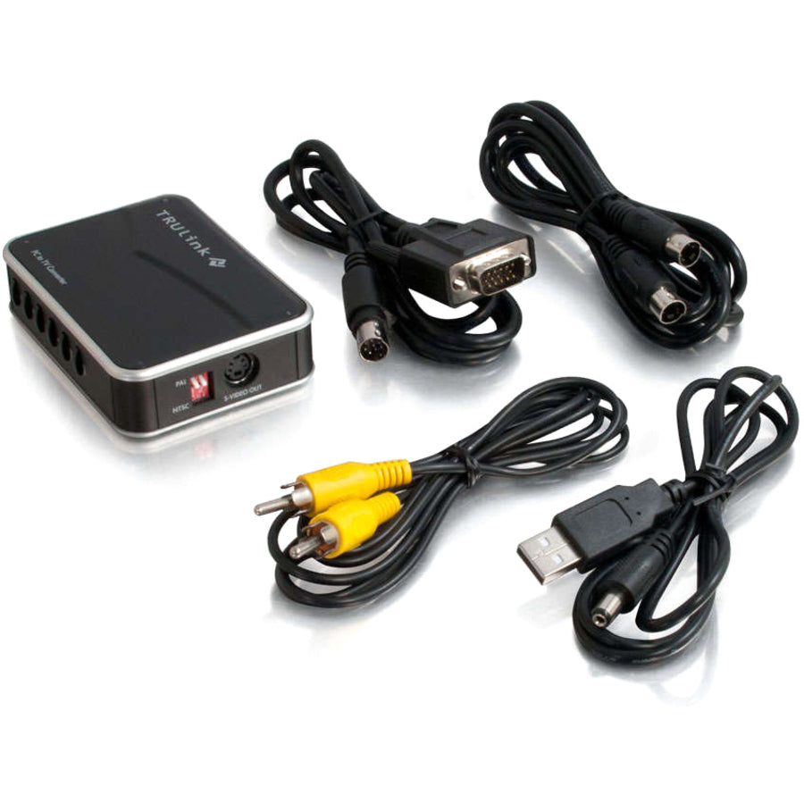 Legrand C2G TruLink VGA to Composite PC-TV Video Adapter