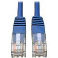 Eaton 20ft Cat5e / Cat5 350MHz Patch Cable RJ45 M/M Blue 20', Male, 20 ft, N002-020-BL