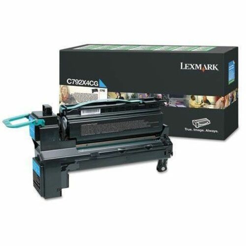 Lexmark C792X4CG Original Laser Toner Cartridge - Cyan - 1 Pack