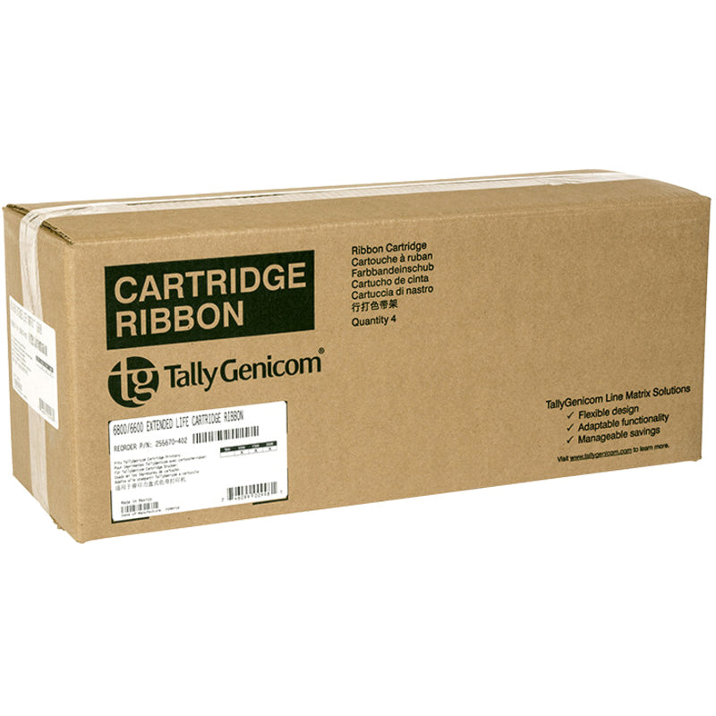 Printronix, TallyGenicom 255670-402 Line Matrix Ribbon Cartridge - 4 / Pack