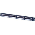 Legrand Ortronics 24 Port TechChoice Patch Panel, Cat6, Black, SP6U24