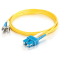 Legrand C2G-1m SC-ST 9/125 OS1 Duplex Singlemode Fiber Optic Cable (TAA Compliant) - Yellow